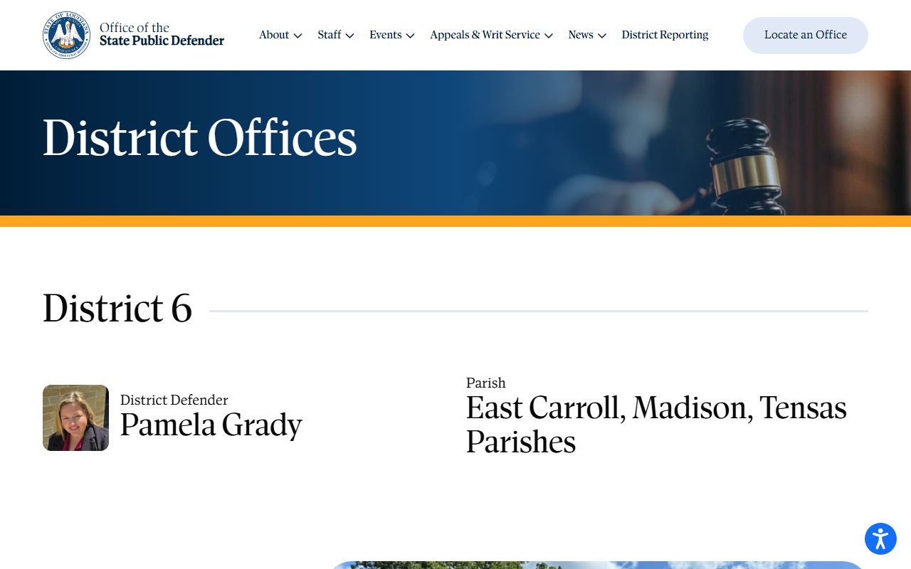 East Carroll Parish court records District 6 public defender page