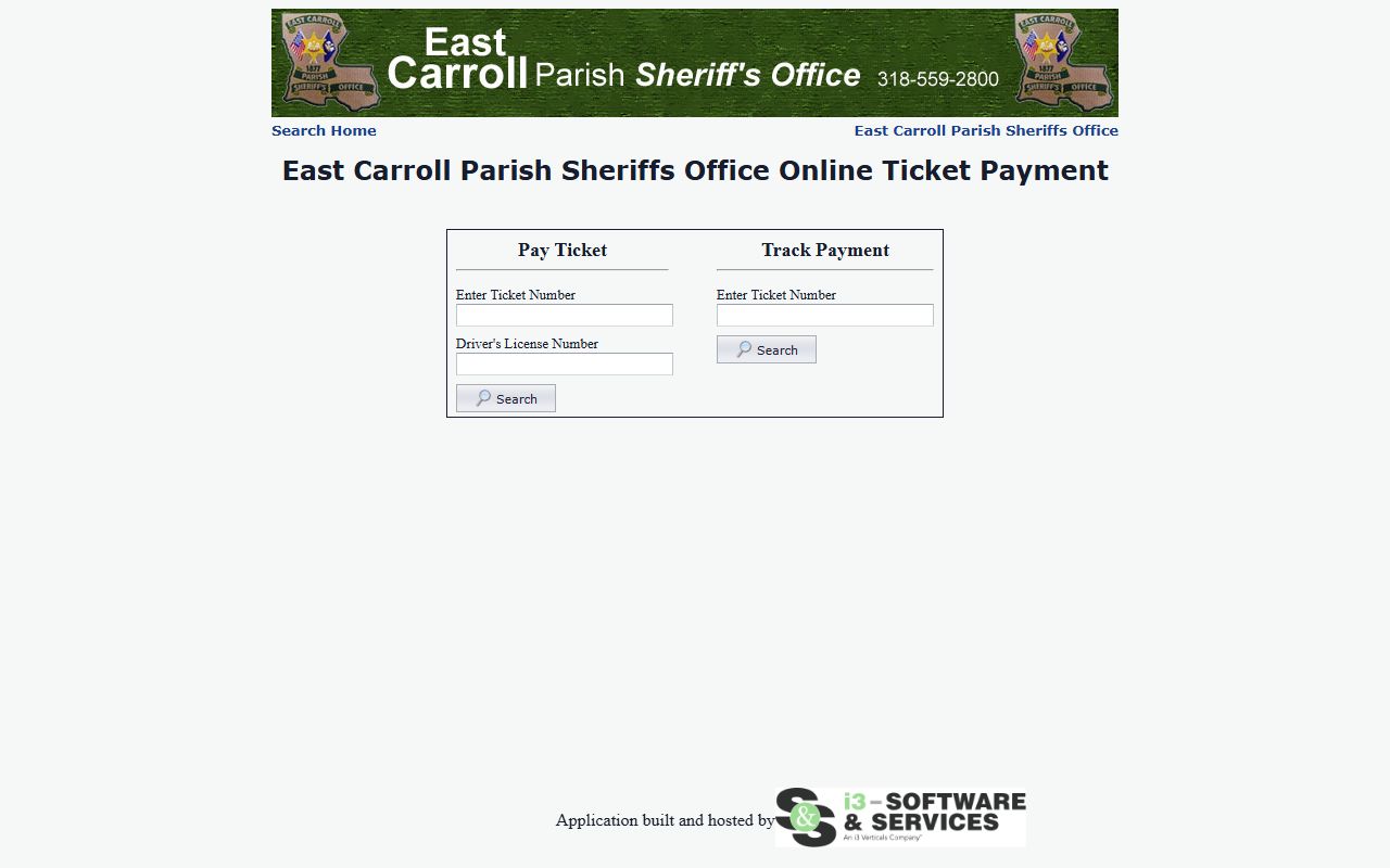 East Carroll Parish traffic court records online ticket payment portal